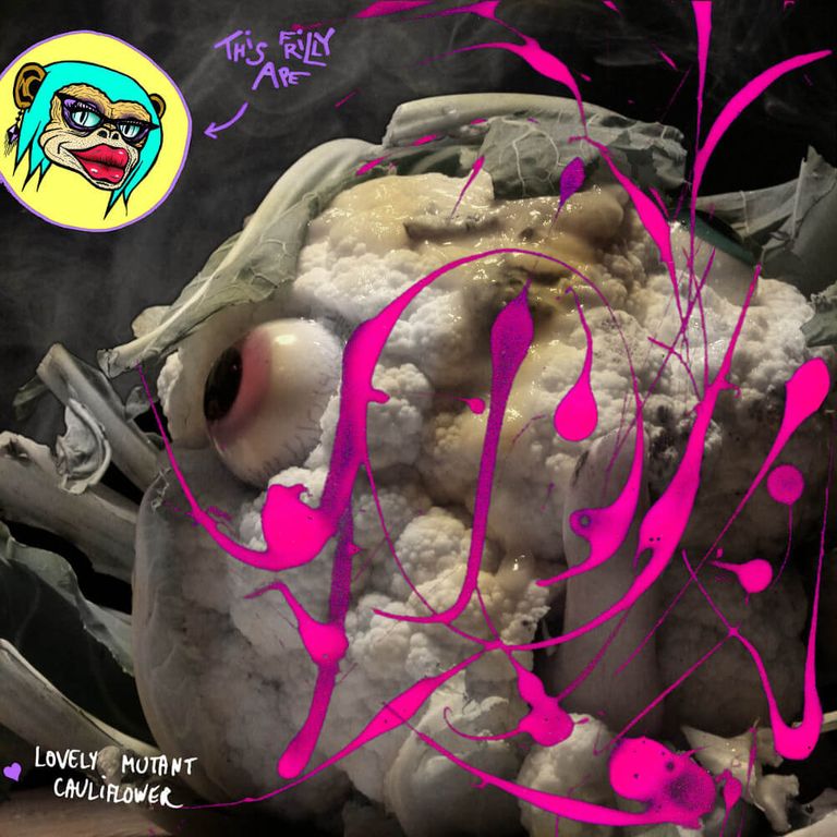 Album artwork of Lovely mutant cauliflower by This frilly ape