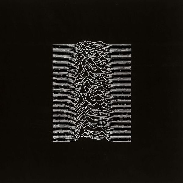 Album artwork of 'Unknown Pleasures' by Joy Division